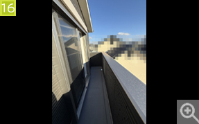 ３階バルコニー