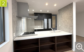 １階キッチン正面